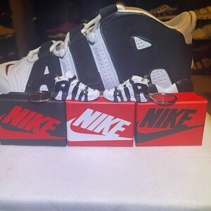 Nike Air More Uptempo Mini Shoe Keychains And Mini Nike Shoe Box MORE COLORS